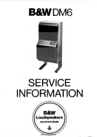 Bowers & Wilkins DM6-Service-manual-ADNA